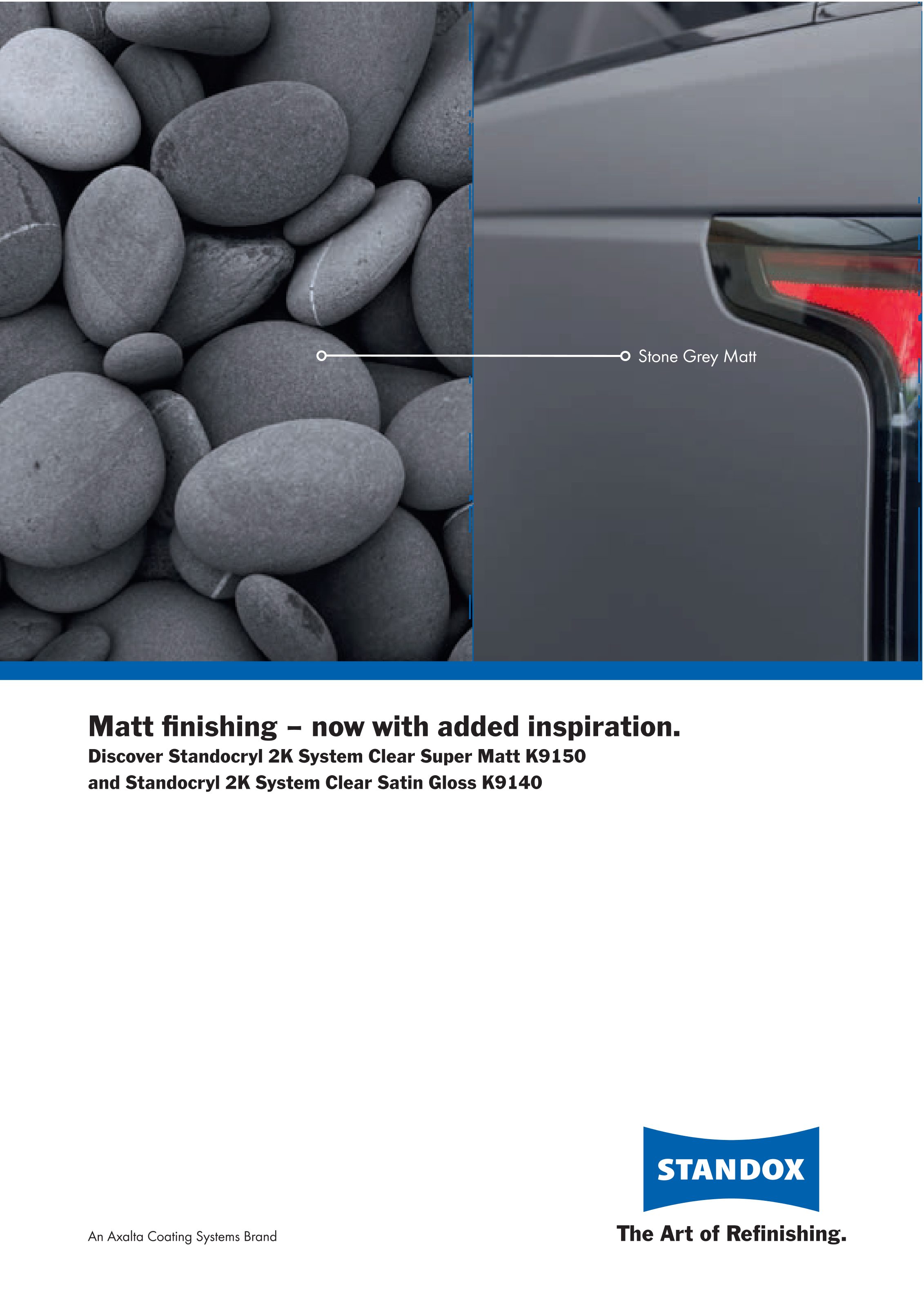 Matt finishing - Standocryl 2K System Clear Super Matt K9150 & Standocryl 2K System Clear Satin Gloss K9140