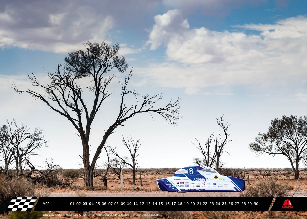 Axalta pays homage to its strong motorsport heritage with 2021 wall calendar